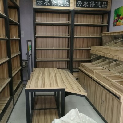 钢木结合货架