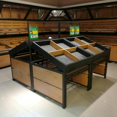 钢木展示货架