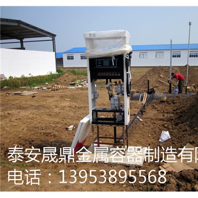 小型油罐安装