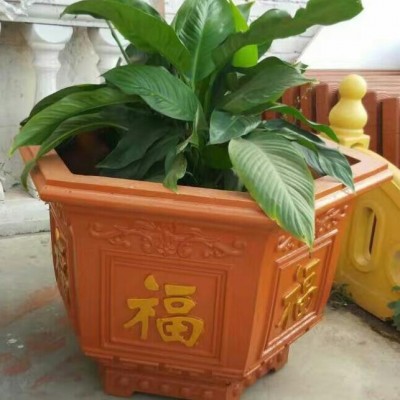 水泥花盆