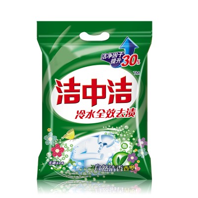 洁中洁冷水去渍1.8kg花香