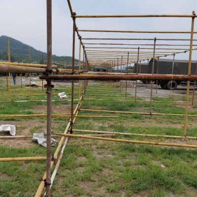 建筑材料架杆