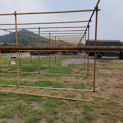 建筑材料架杆