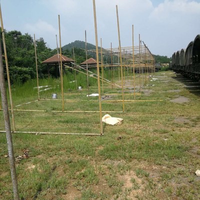 建筑材料架杆