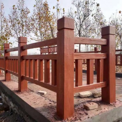 仿木六竖护栏