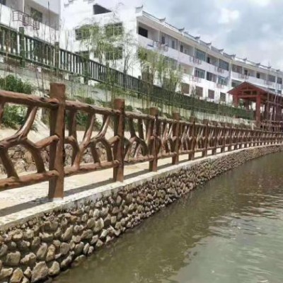 水泥仿木护栏